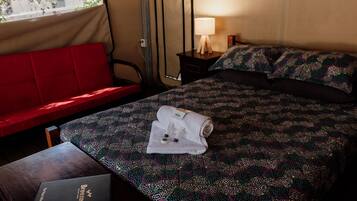 Iron/ironing board, bed sheets, alarm clocks