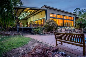 Front of property – evening/night