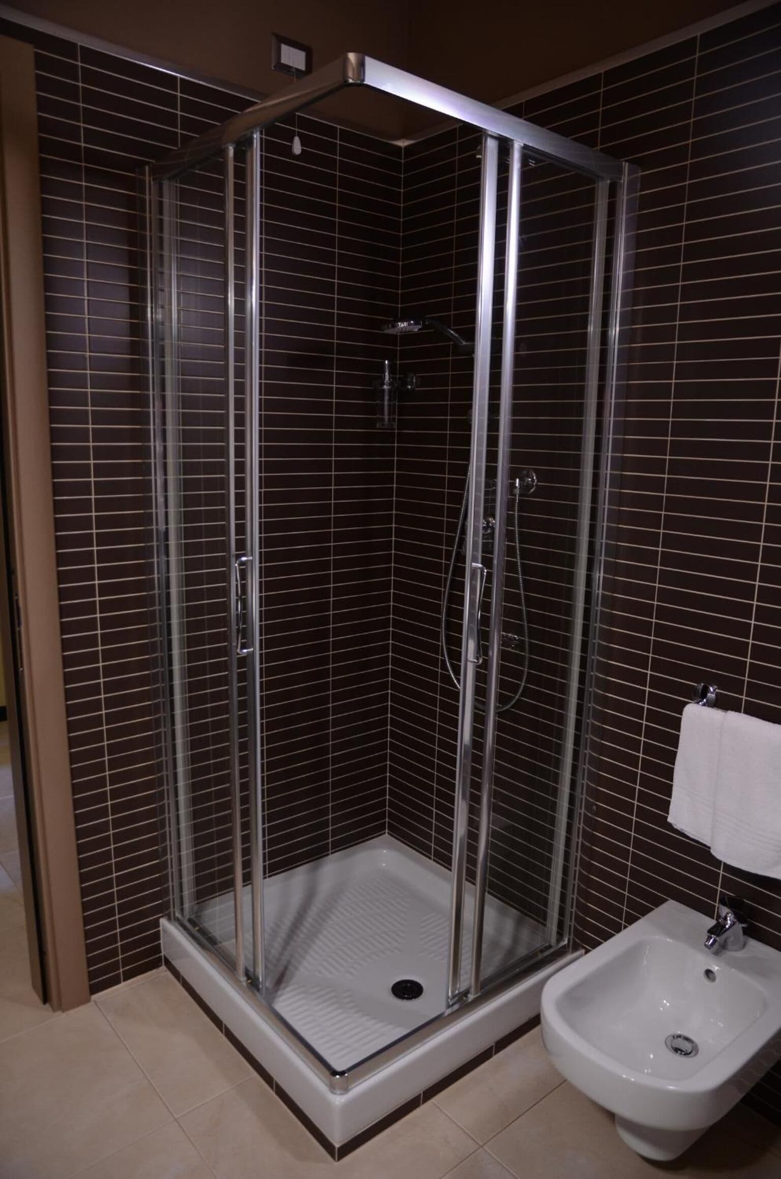 Shower, rainfall showerhead, hair dryer, bidet
