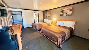 Premium bedding, pillow-top beds, individually furnished, desk