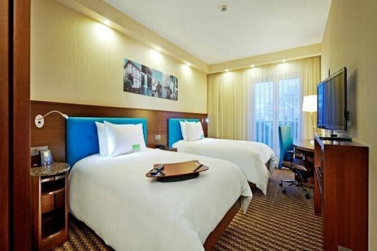 In-room safe, desk, iron/ironing board, free cribs/infant beds