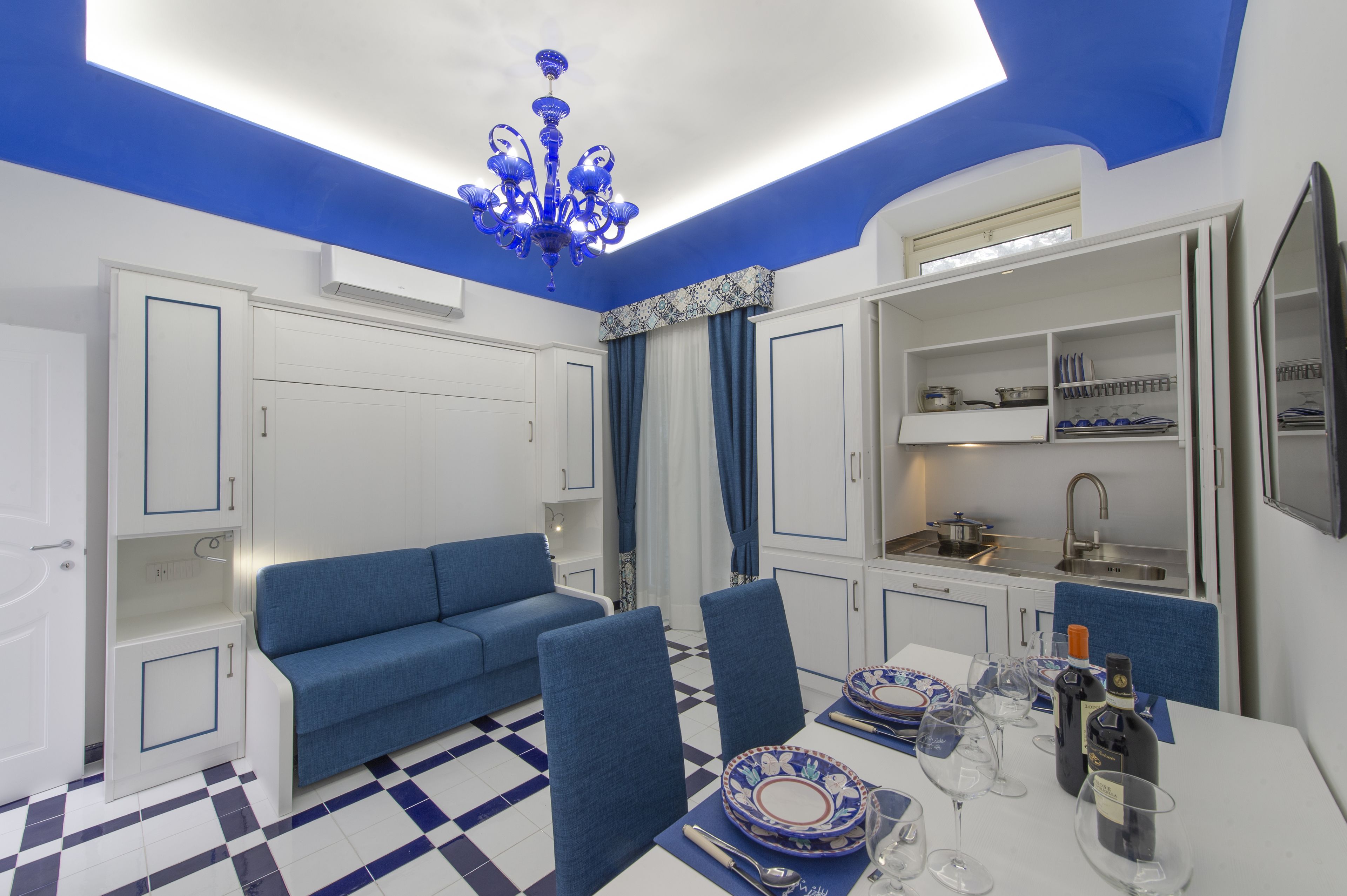 family suite terrace sea view | private kitchenette | fridge, electric kettle