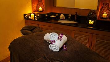 Body treatments, aromatherapy, body wraps, body scrubs, facials