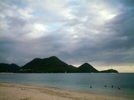 Beach nearby, white sand