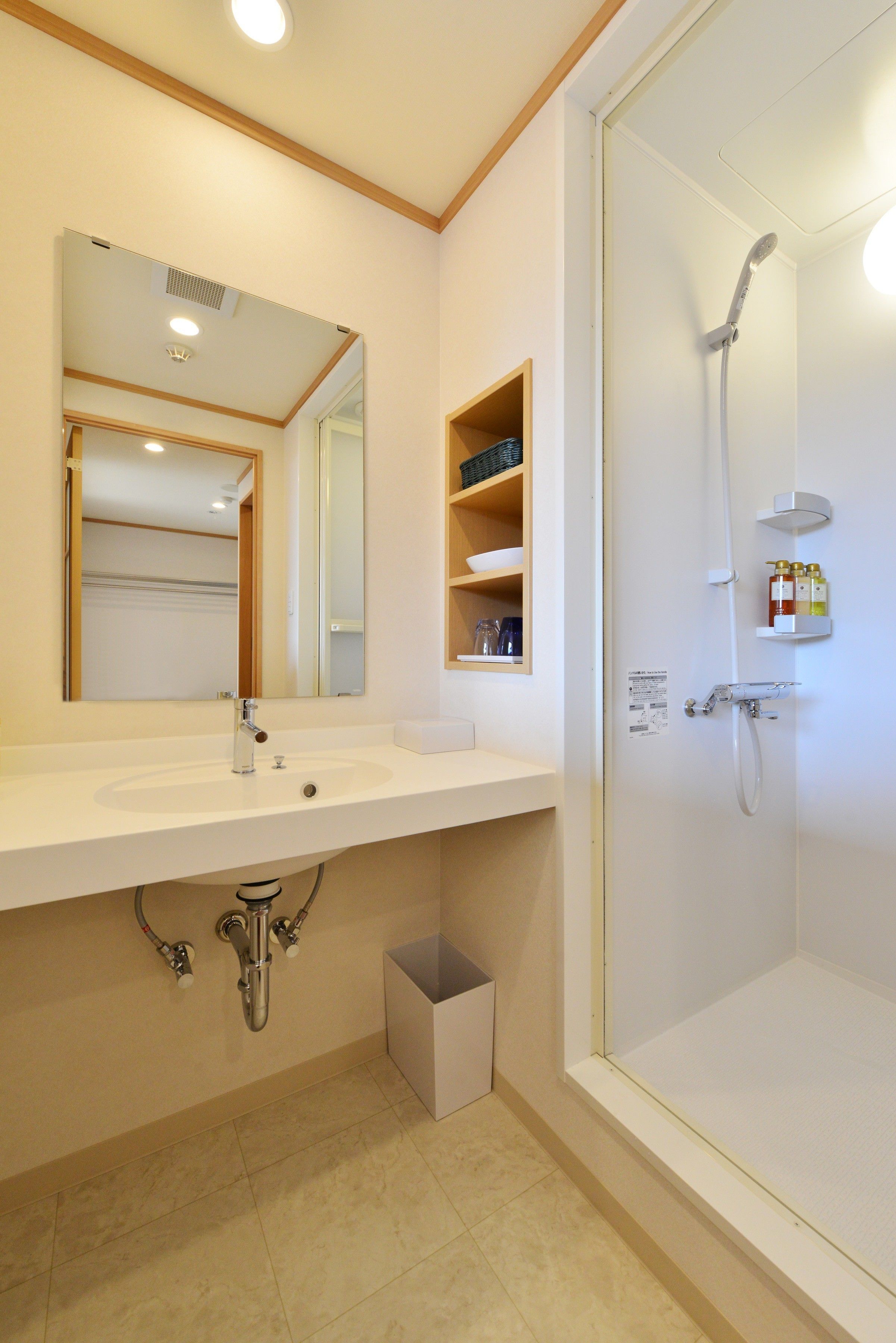 comfort triple room, kaiseki dinner, non smoking, ocean view | bathroom | free toiletries, hair dryer, slippers, electronic bidet