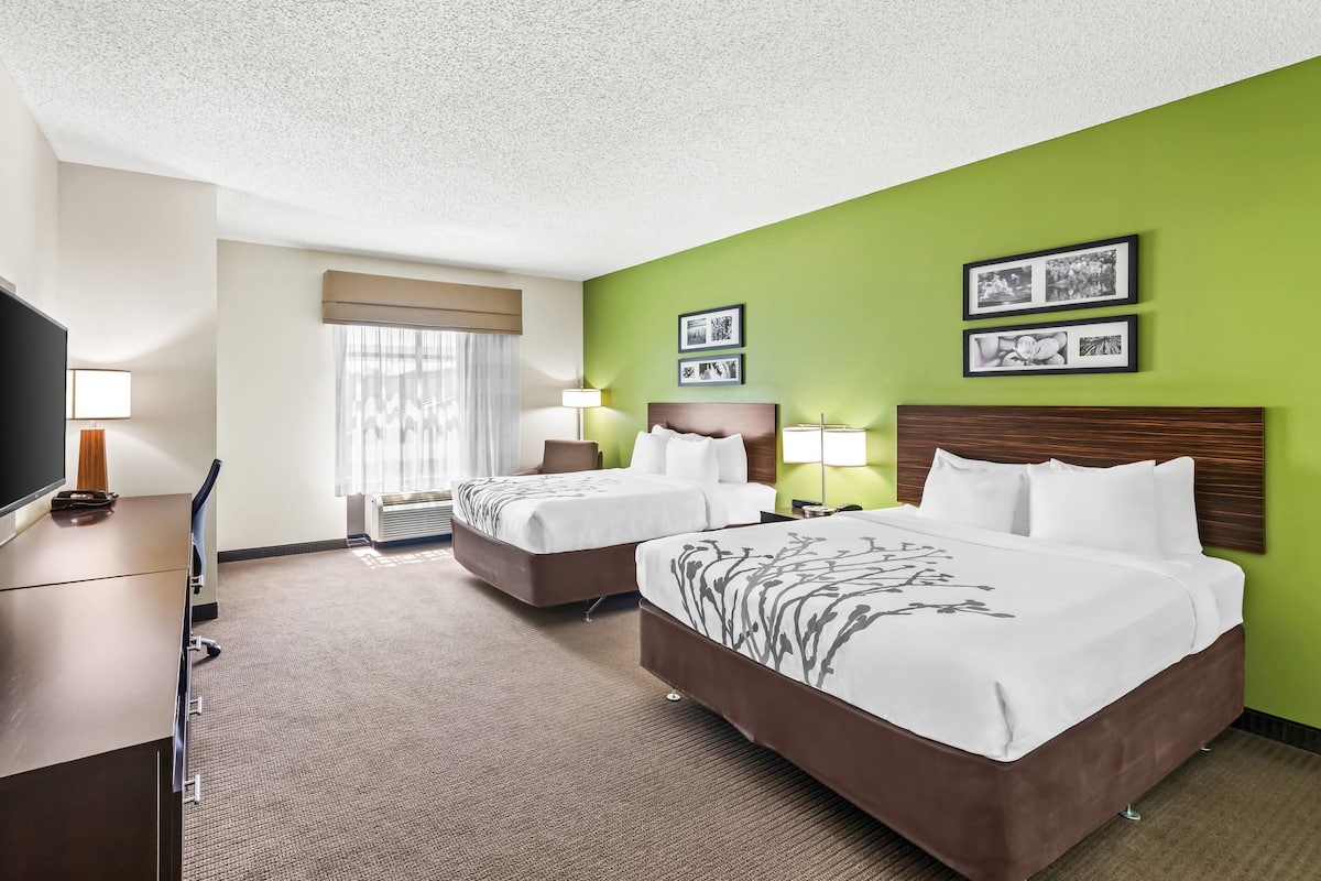 Habitación, 2 camas Queen size, con acceso para personas discapacitadas, para no fumadores | Wifi gratis y despertador