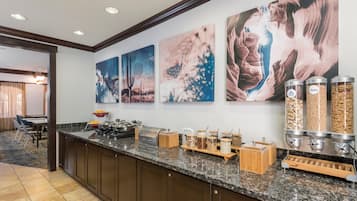 Free daily full breakfast