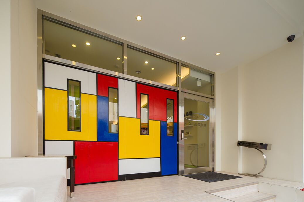 Façana frontal de l'allotjament