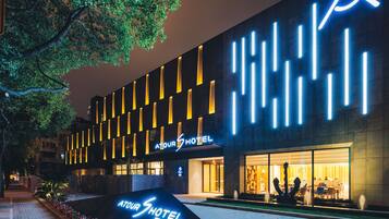 Front of property - evening/night