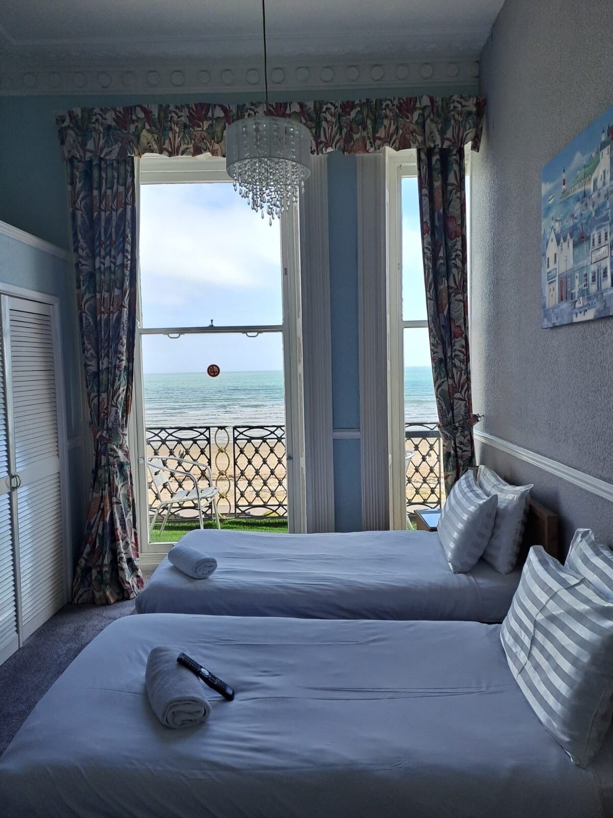 Superior-Zweibettzimmer, mit Bad, Meerblick (Balcony-Room 19)
