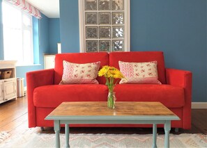 Studio, kylpyhuone makuuhuoneen yhteydessä, näköala puutarhaan (The Annex ) | Lounge