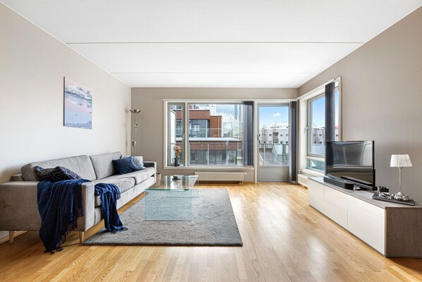 Living area - BJØRVIKA APARTMENTS, Teaterplassen, Oslo city center (Oslo)
