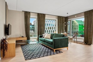 1 bedroom, soundproofing, iron/ironing board, cots/infant beds - BJØRVIKA APARTMENTS, Teaterplassen, Oslo city center (Oslo)