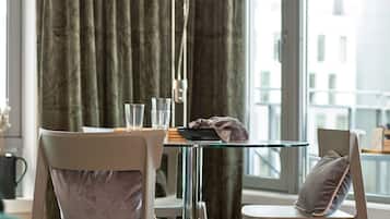 Superior Apartment, 2 bedrooms | Living area | 42-inch flat-screen TV with digital channels, TV