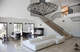 Sala de estar en el lobby
