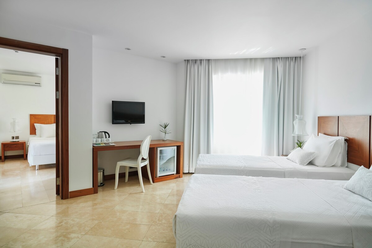 Family Suite (Family Two-Bedroom Suite) | Premium bedding, minibar, in-room safe, desk