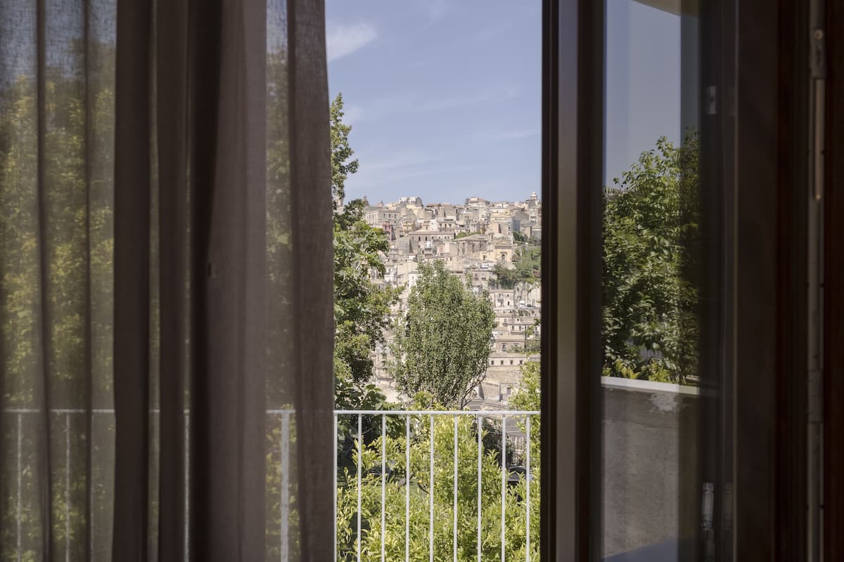 Uitzicht vanaf balkon