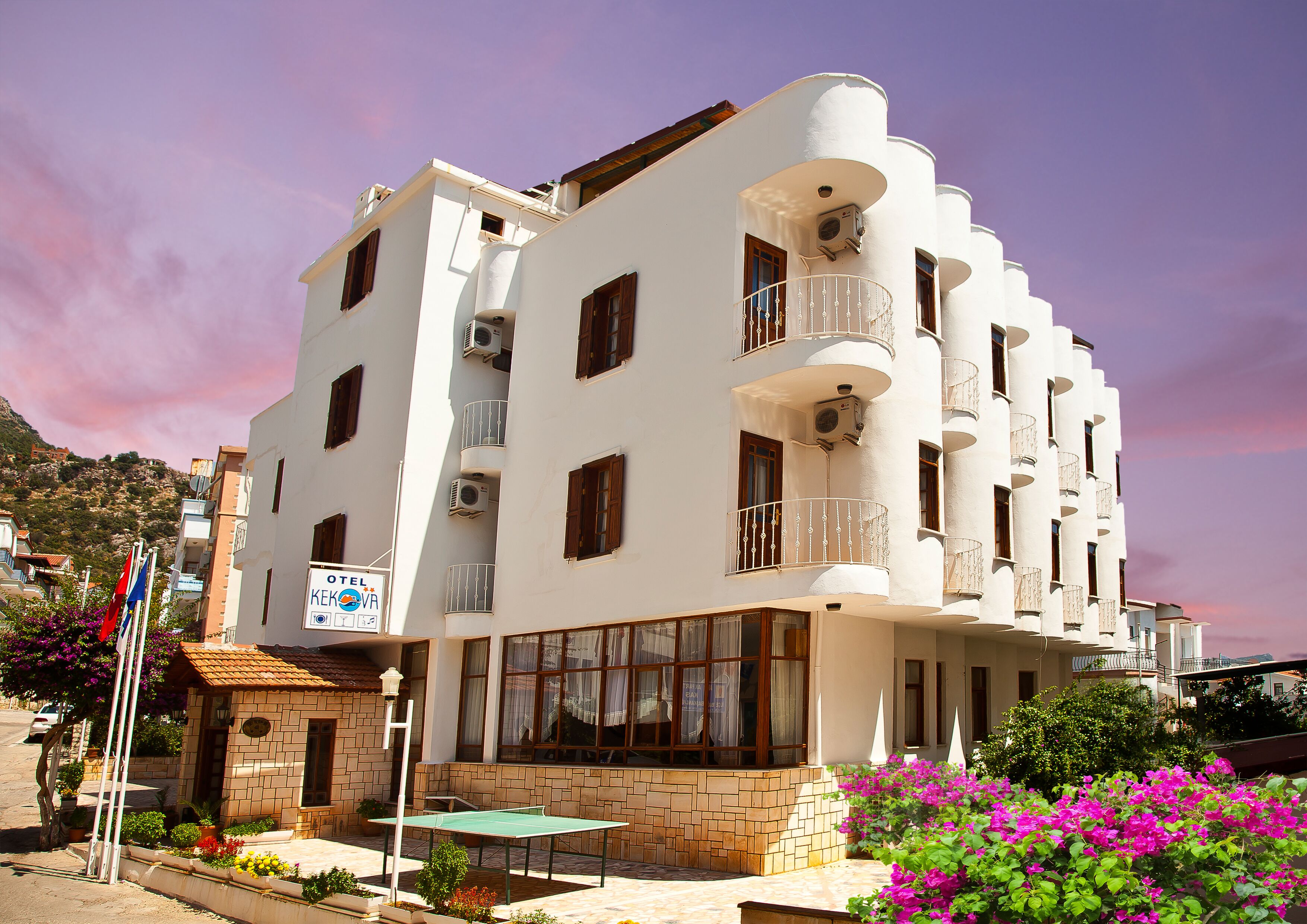 front of property – evening/night