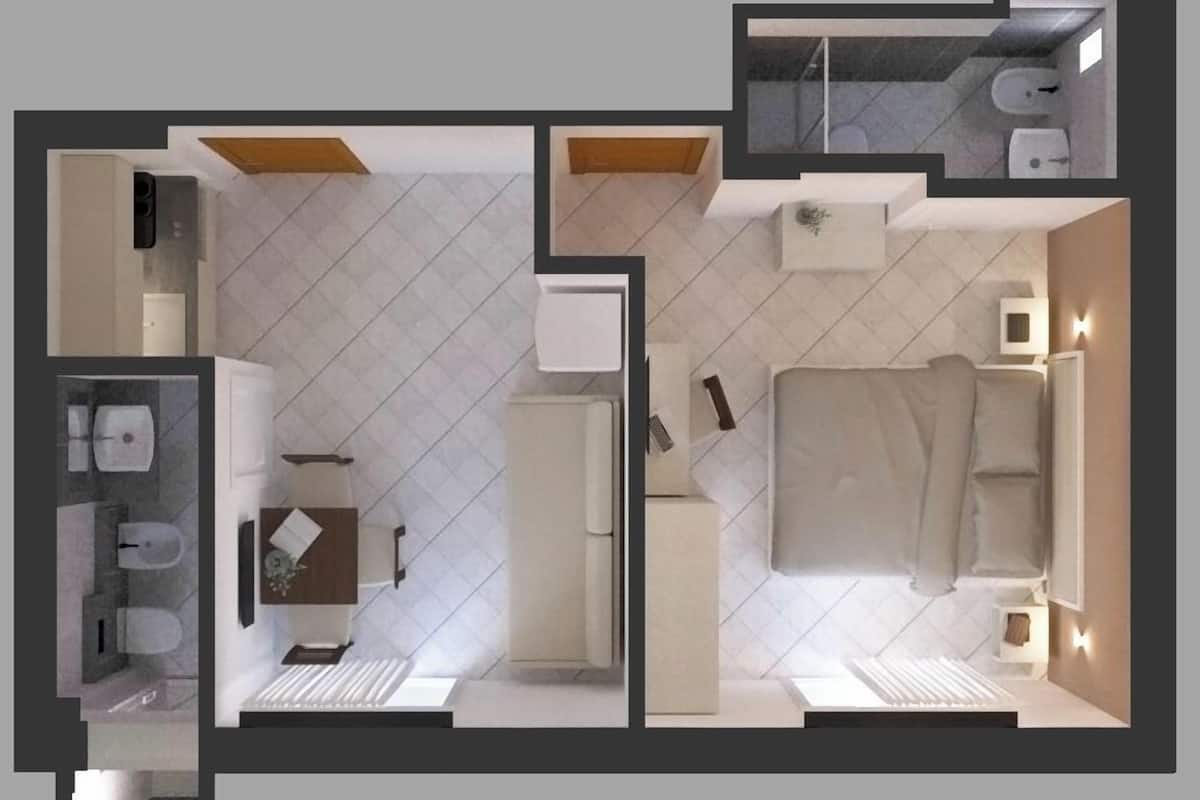 Condo | Hypo-allergenic bedding, minibar, in-room safe, free WiFi