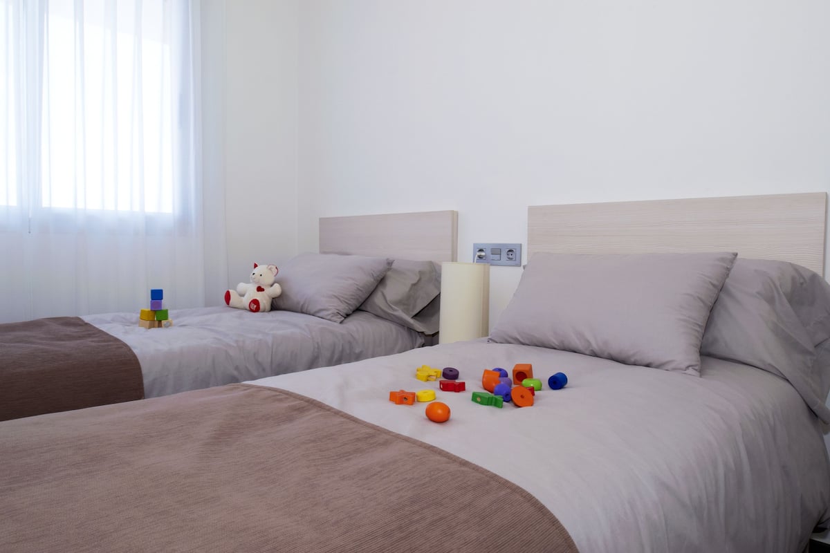 Blackout drapes, cribs/infant beds, free WiFi, bed sheets