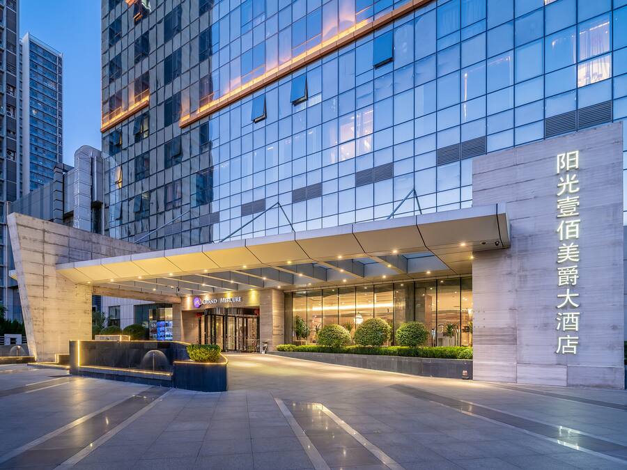 Voorkant van accommodatie