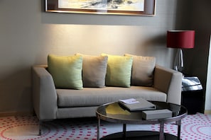 Executive Suite, 1 Double Bed | Living area | LED TV
