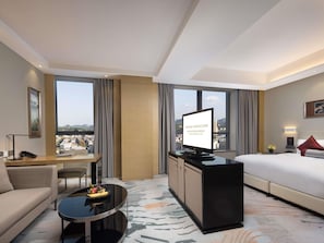 1 habitación, ropa de cama de alta calidad, cubrecamas y minibar