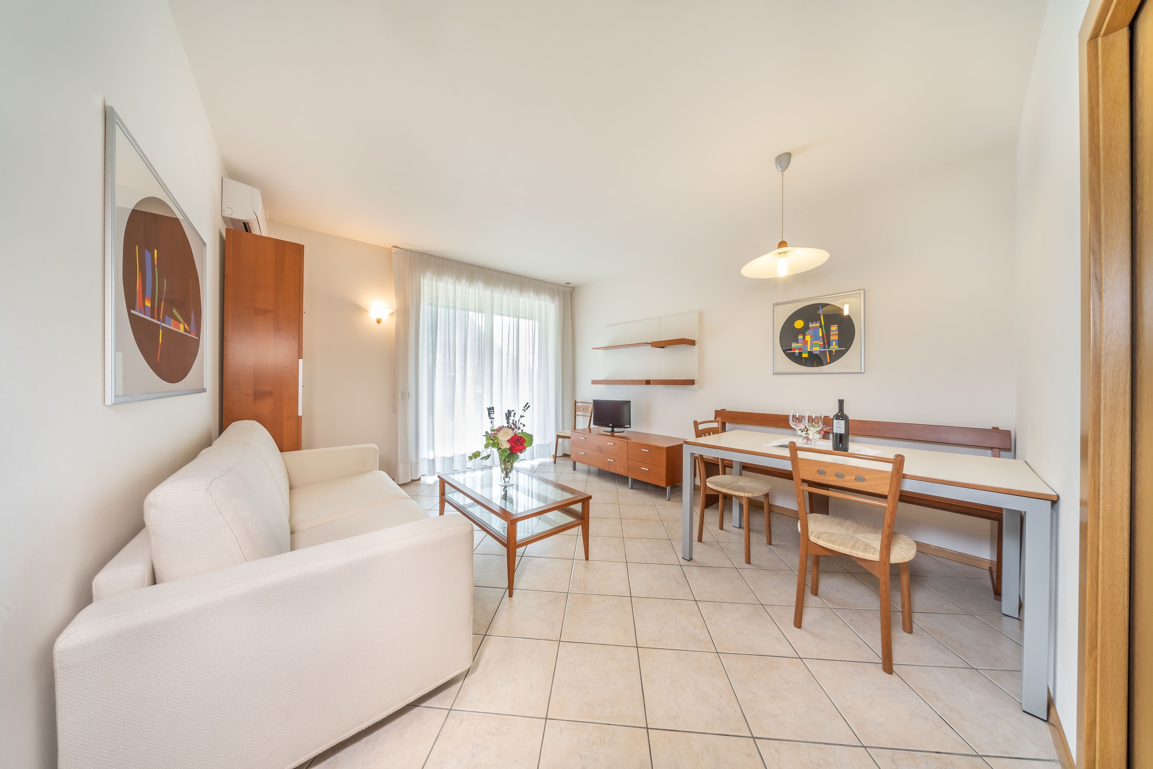 family suite | living area | 24-inch lcd tv with digital channels, tv