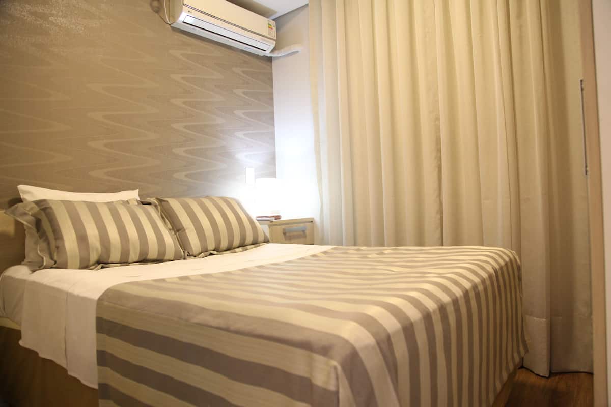 Pillow-top beds, in-room safe, blackout curtains