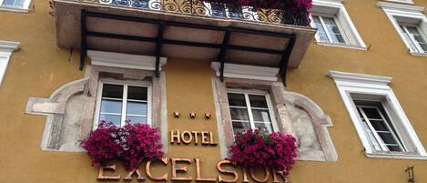 Voorkant van accommodatie