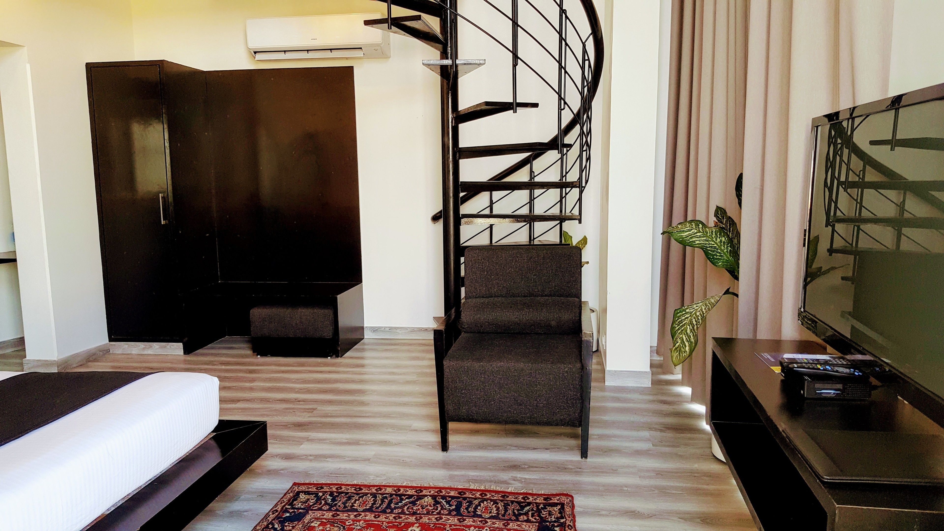 Appartement Duplex, 1 très grand lit | Vue de la chambre