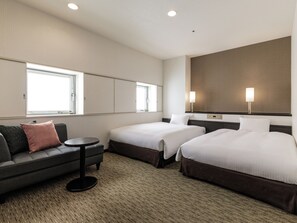 Deluxe Twin Room, Non Smoking  (28sqm, Bed size 120cm and 140cm) | Desk, free WiFi, bed sheets