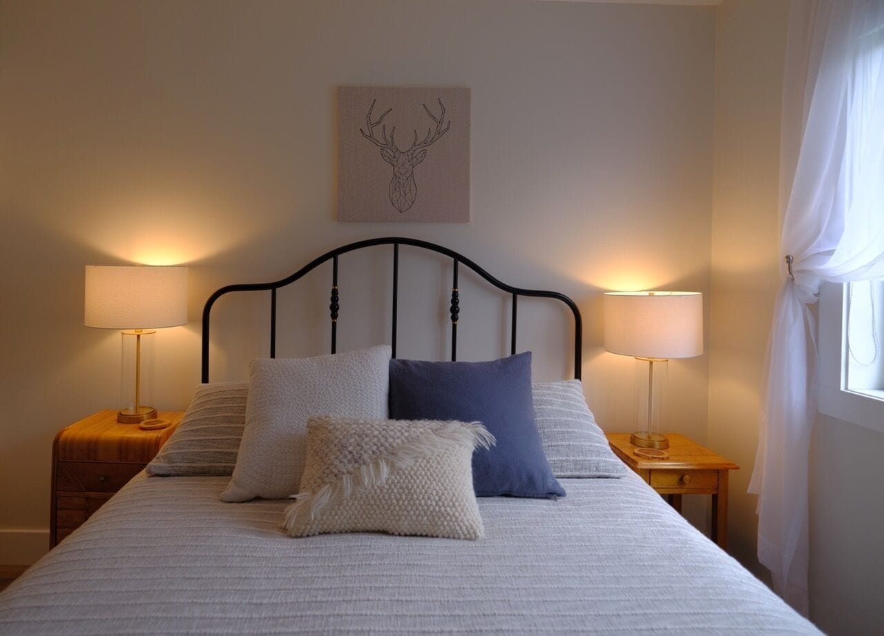 Habitación Confort doble, 1 cama de matrimonio | Ropa de cama de alta calidad y colchones Select Comfort