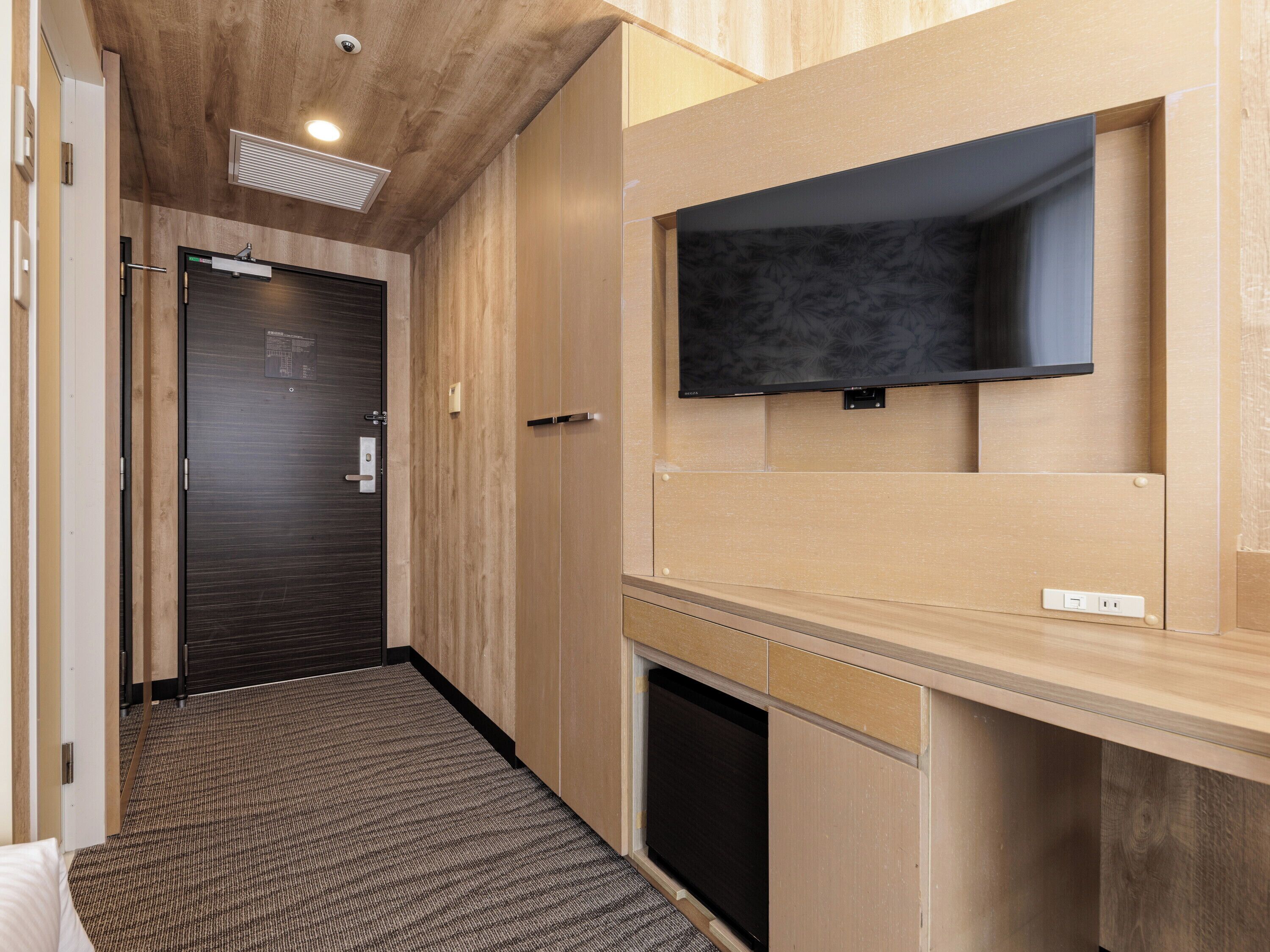 desk, blackout curtains, soundproofing, iron/ironing board