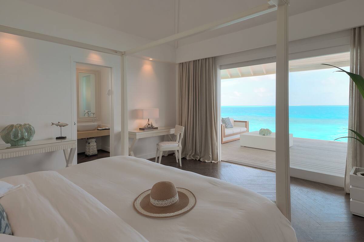 overwater villa | view from room