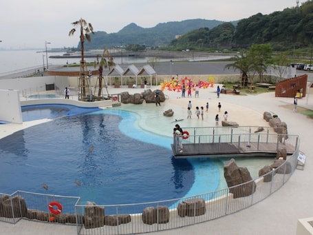 View from property. Nishitetsu Resort Inn Beppu