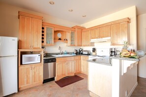 Orchid Suite | Private kitchen | Full-sized fridge, microwave, stovetop, coffee/tea maker - Kaiholo Hale (Paia)