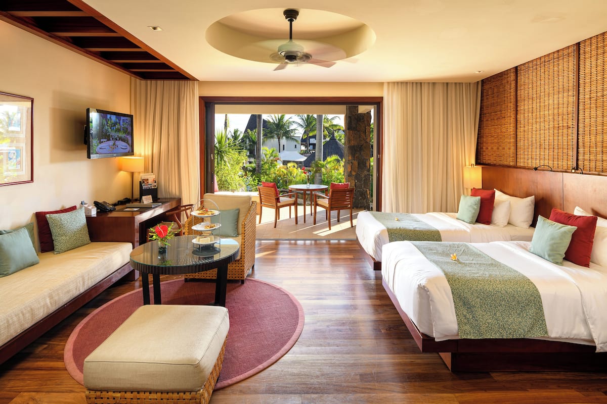 Luxury Lagoona Suite with Garden | Näkymä puutarhaan