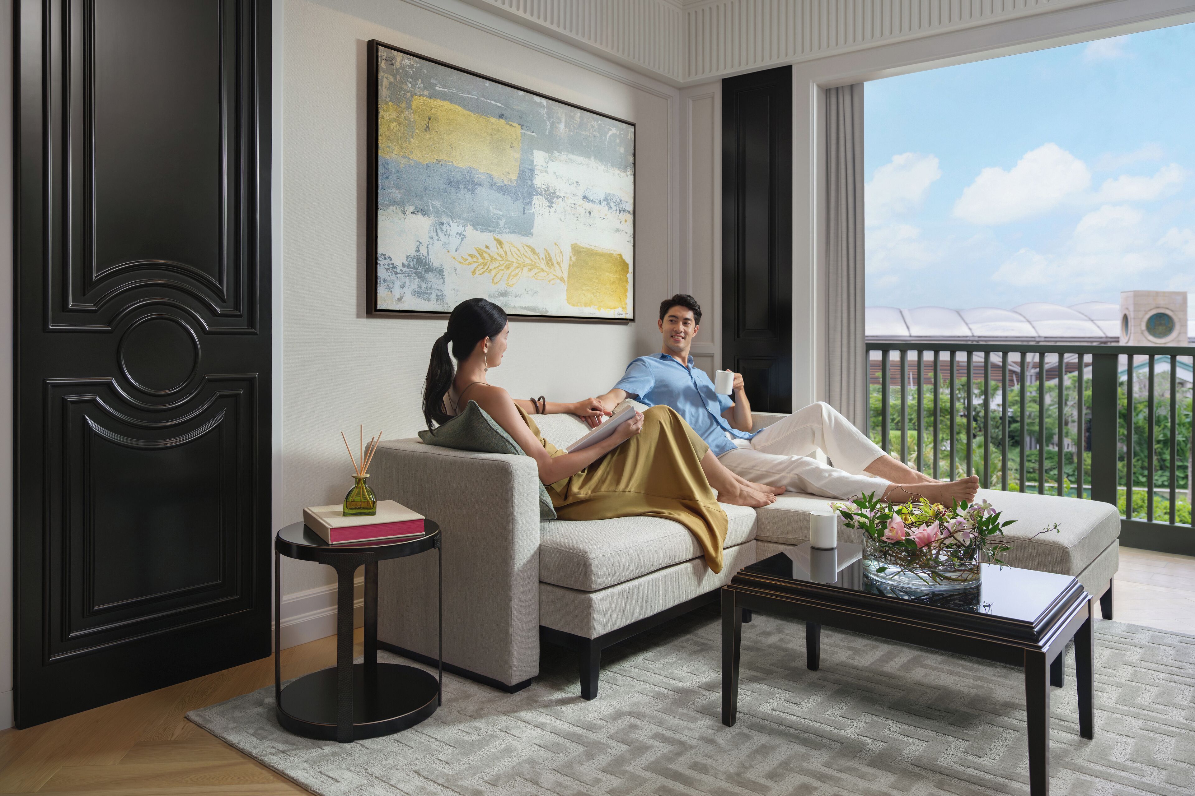 Premium bedding, pillow-top beds, free minibar items, in-room safe