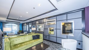 Sitteområde i lobbyen