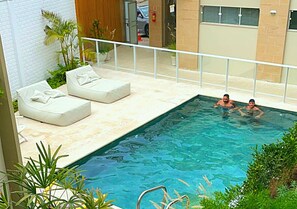 Outdoor pool - Hotel Geranius Praia dos Ingleses (Florianópolis)
