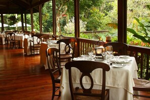 Breakfast, lunch, dinner served; garden views  - The Lodge at Pico Bonito (La Ceiba)