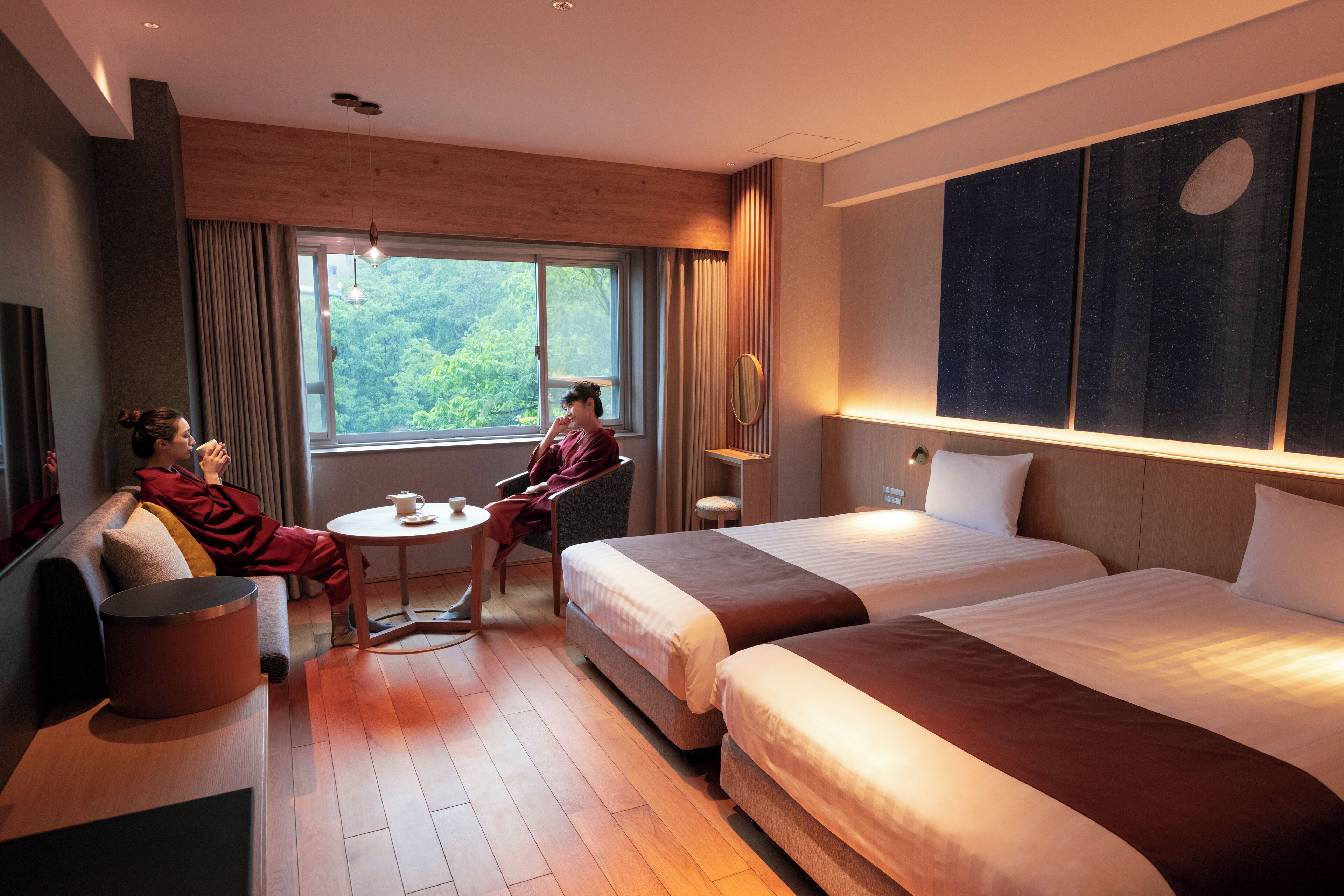 superior twin room | in-room safe, desk, blackout curtains, free wifi