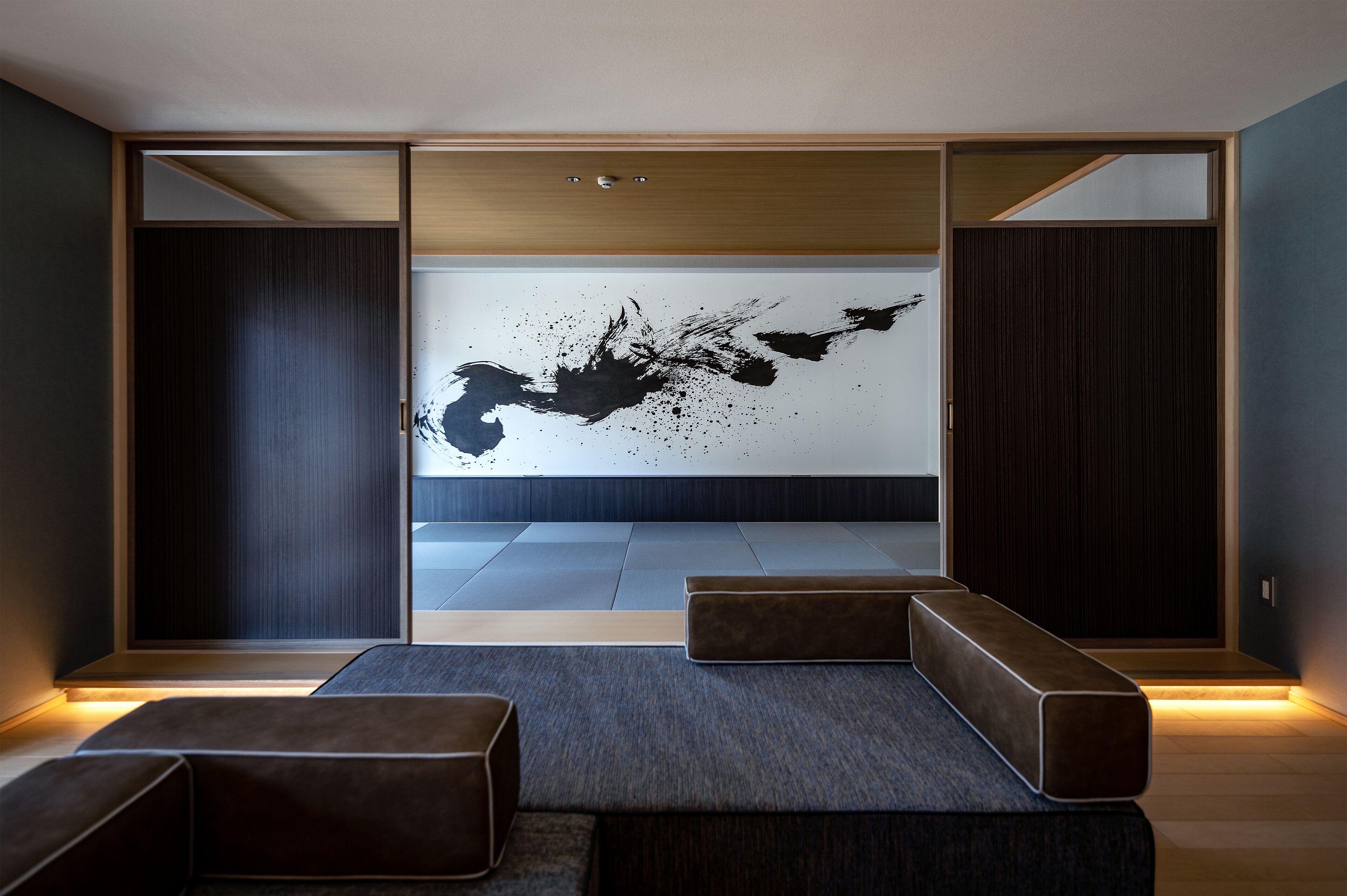 family room japanese tatami style | in-room safe, desk, blackout curtains, free wifi