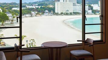 Run of House (Bed or Futon) with Ocean View - Non Smoking | Down comforters, in-room safe, blackout drapes, free WiFi