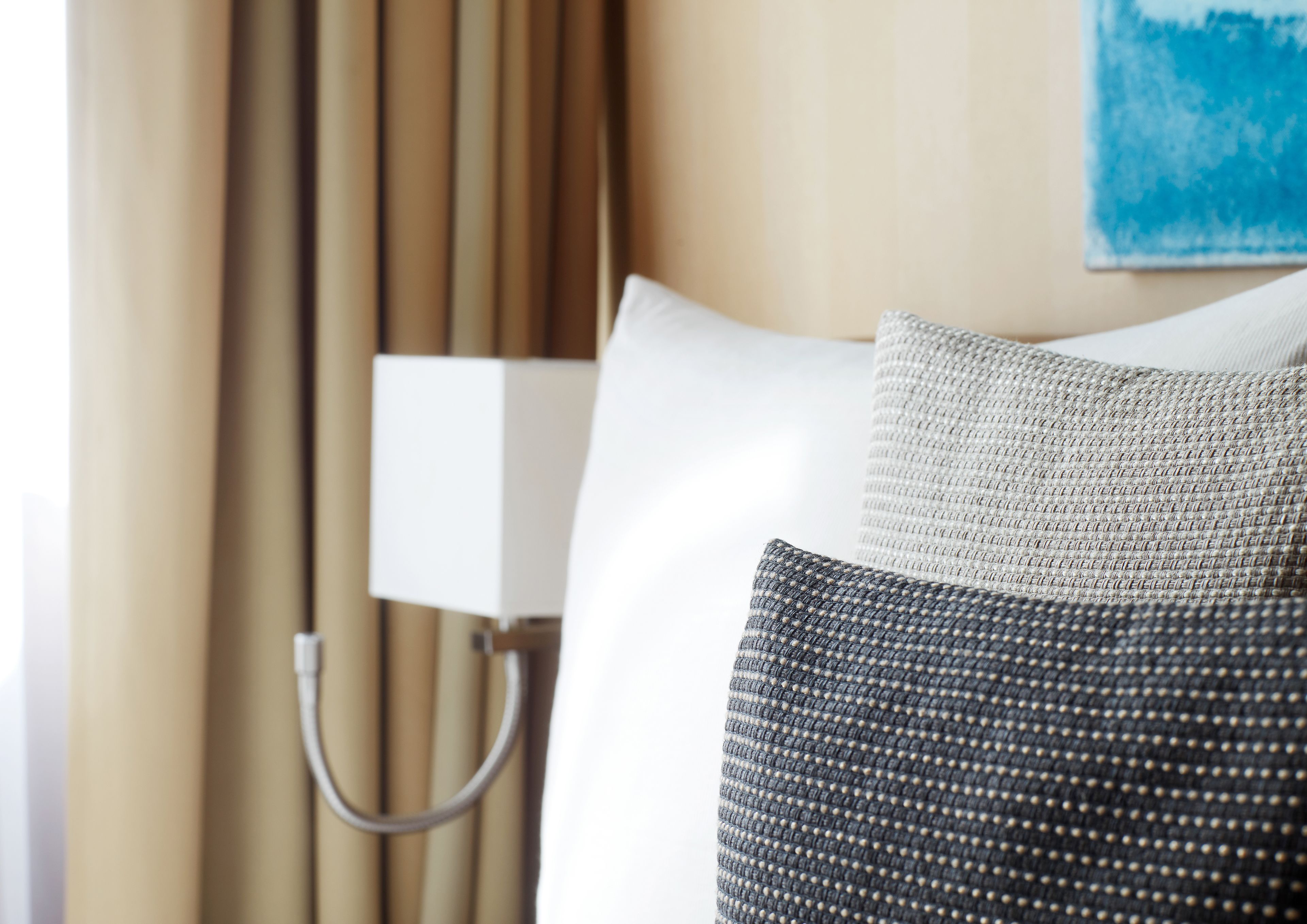 premium bedding, free minibar, in-room safe, desk