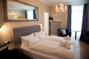 Premium bedding, pillow-top beds, individually decorated