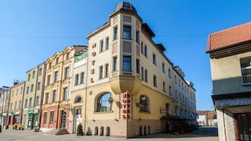 Majoituspaikan julkisivu