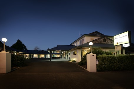 Front of property – evening/night
