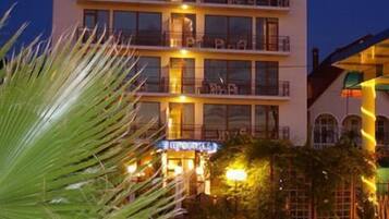 Front of property – evening/night